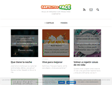 Tablet Screenshot of cartelitosface.com